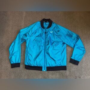 Like-New Nike Running Men’s size XXL Teal Dri-Fit Windbreaker Jacket